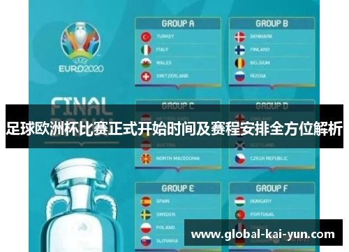 足球欧洲杯比赛正式开始时间及赛程安排全方位解析