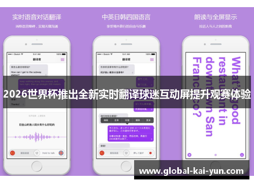 2026世界杯推出全新实时翻译球迷互动屏提升观赛体验